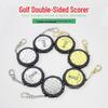 Dual-Sided Golf Stroke Counter - 18 Holes, 2 Color Options, Practical & Convenient Accessory