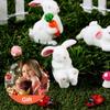 Easter Decoration Micro Landscape Miniature Rabbit Figurine Fairy Garden Resin Bunny Statue