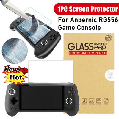 1 шт. Защитная пленка для экрана для Anbernic RG556 9H HD Закаленное стекло Защитная пленка от царапин Защитные пленки для экрана Игровые аксессуары