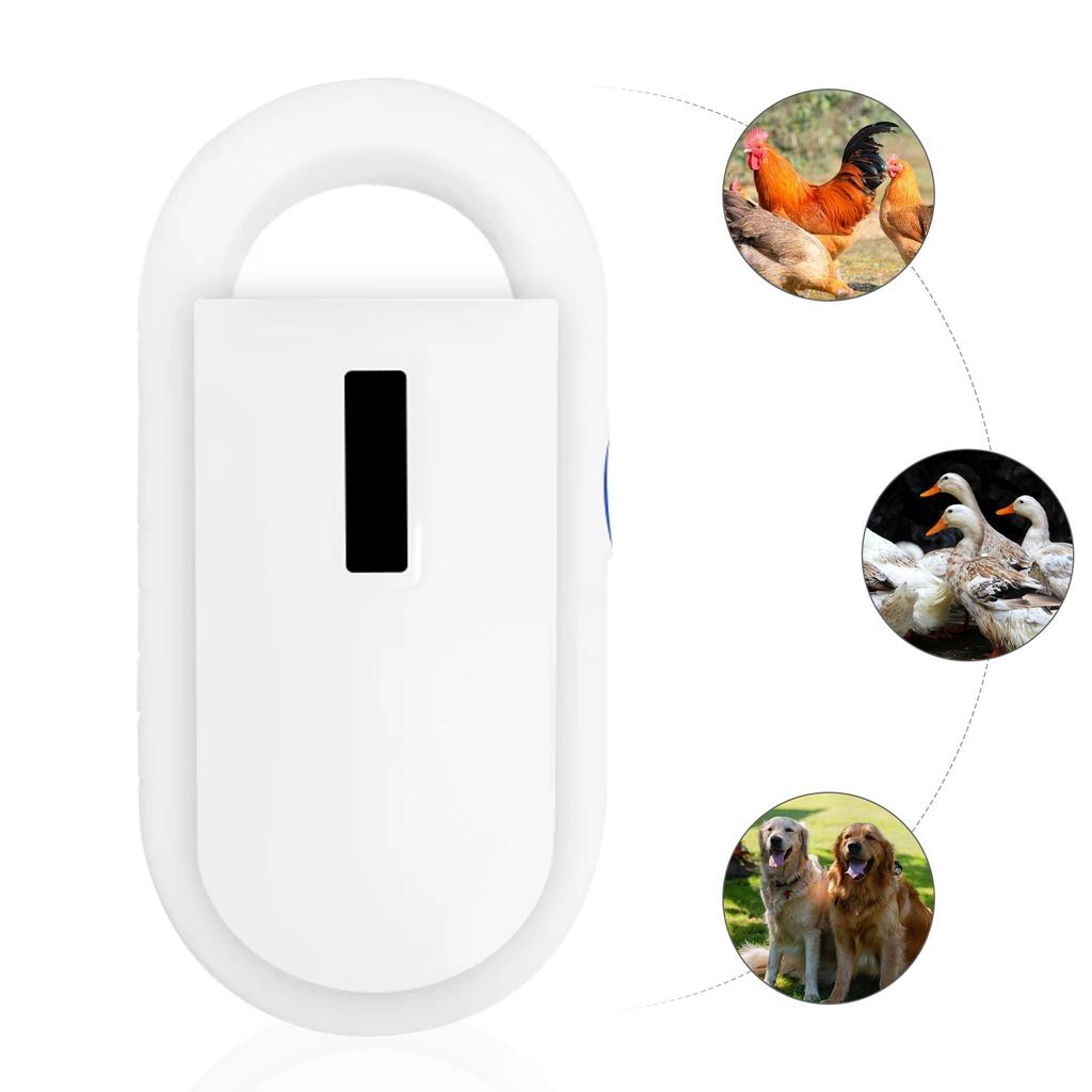 Сканер микрочипов для домашних животных Портативный портативный считыватель чипов для животных Считыватель микрочипов для домашних животных