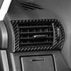 Real Carbon Fiber Car Accessories Dashboard Side Vent Cover Soft Sticker For Lexus RX350 RX450h 2010 2011 2012 2013 2014 2015