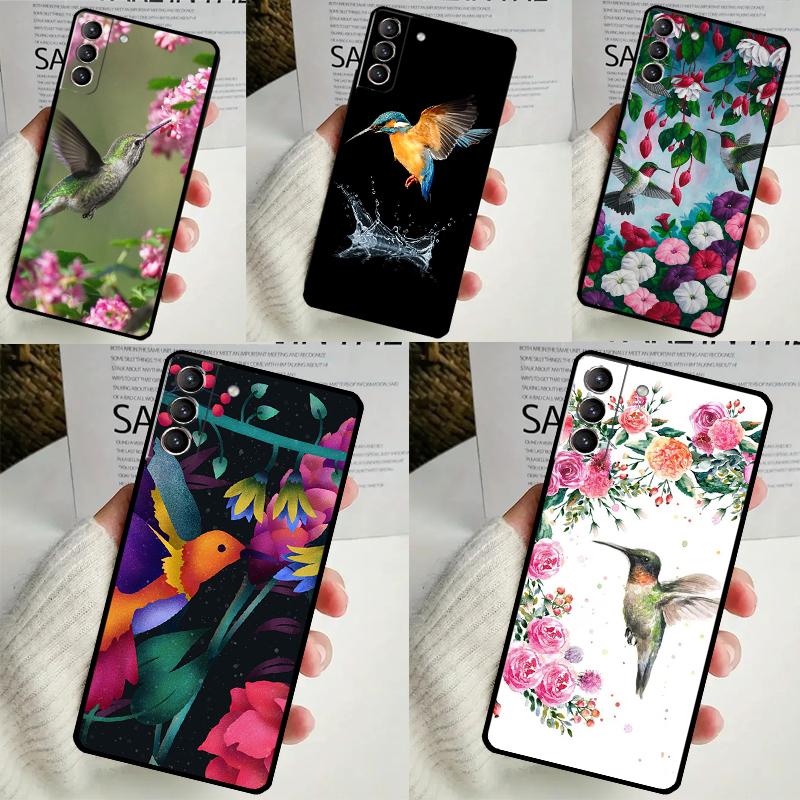 Hummingbird Case For Samsung Galaxy S24 S23 Ultra S22 S20 FE S21 FE Note 10 20 S8 S9 S10 Plus Cover