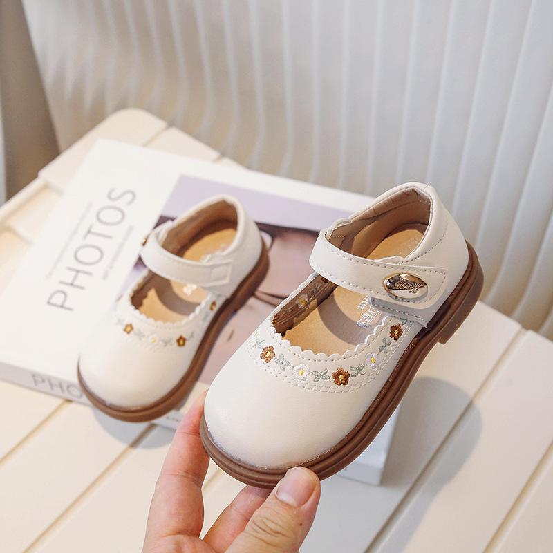 Zapatos Niña Girl Shoes Autumn New Soft Sole Kid Leather Shoe Anti Slip Princess Shoe Fashion Single Shoes Child Shoes Mary Jane