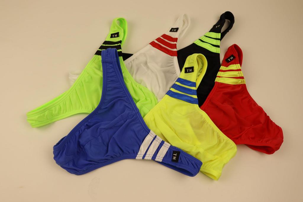 Underwear STRIKESKIN x WET 3LINE Sporty BIKINI TB White [TM Collection] Men's