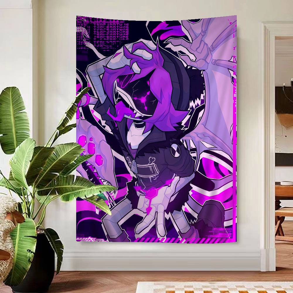Anime Murder Drones Cartoon Tapestry Wall Hanging Decoration Household Home Decor