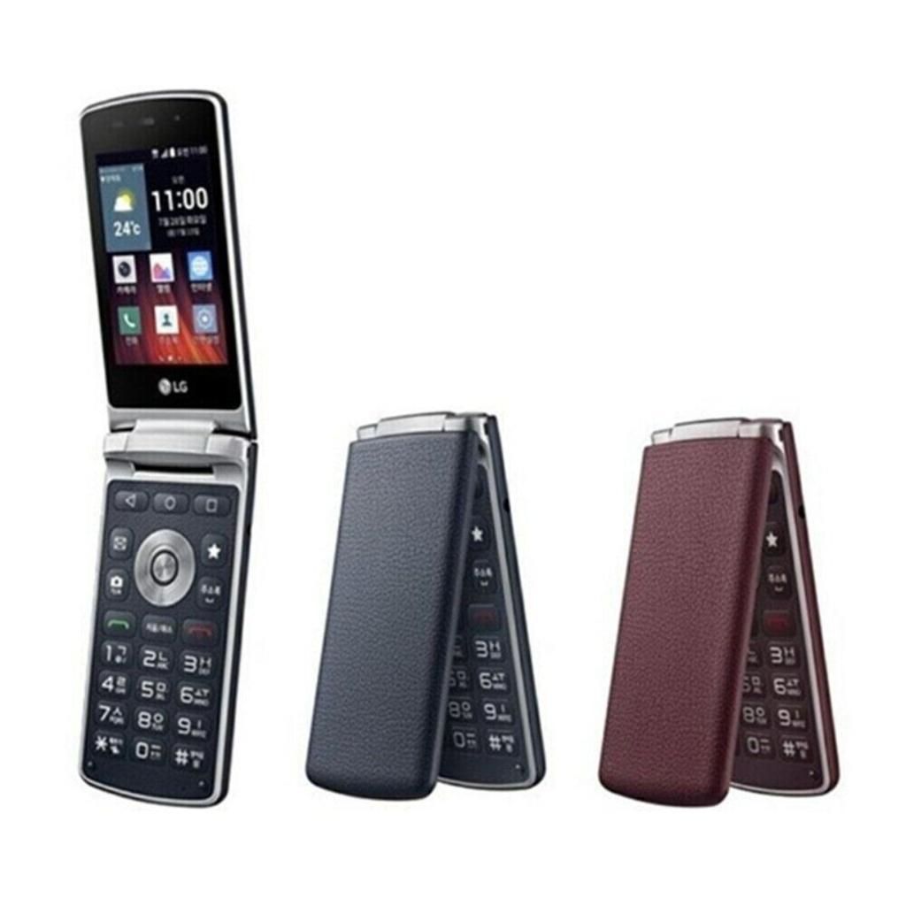 Восстановленный LG Wine Smart H410 Оригинальный Большая Клавиатура 4G Раскладушка Сенсорный Экран Разблокированный Android Смартфон