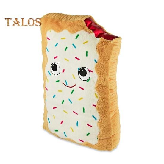 Плюшевая кукла с шоколадной крошкой из печенья, мягкая игрушка в виде животного, симпатичный дизайн сэндвича, печенья, плюшевый мишка, удобная подушка в подарок