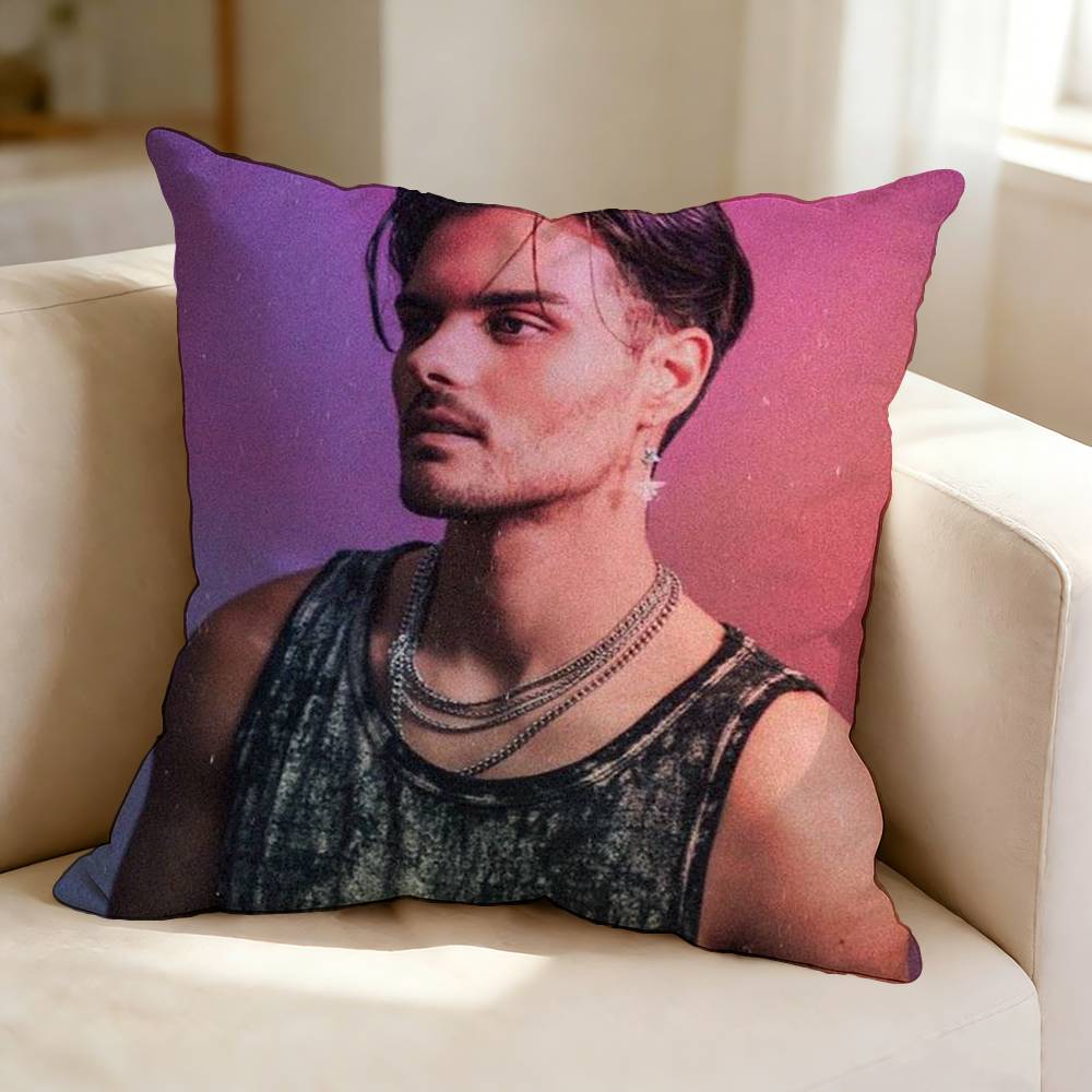 Spanish Entertainer AAbraham MMateo Square DoubleSided printed Pillow Case Bedroom Bedside Pillow Sofa Cushion Cover