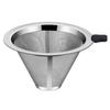 Coffee Filter Easy To Clean Stainless Steel Coffee Cone Filter Reusable Fine Mesh Strainer for Home Kitchen