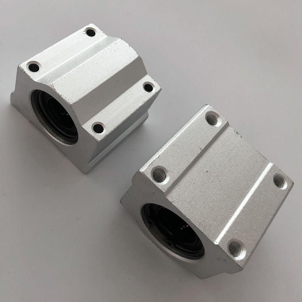 CNC Router Slide Bushing Block SCS8UU SCS10UU SCS12UU Guild Rail Shaft 3D Printer Shafts Rod Parts