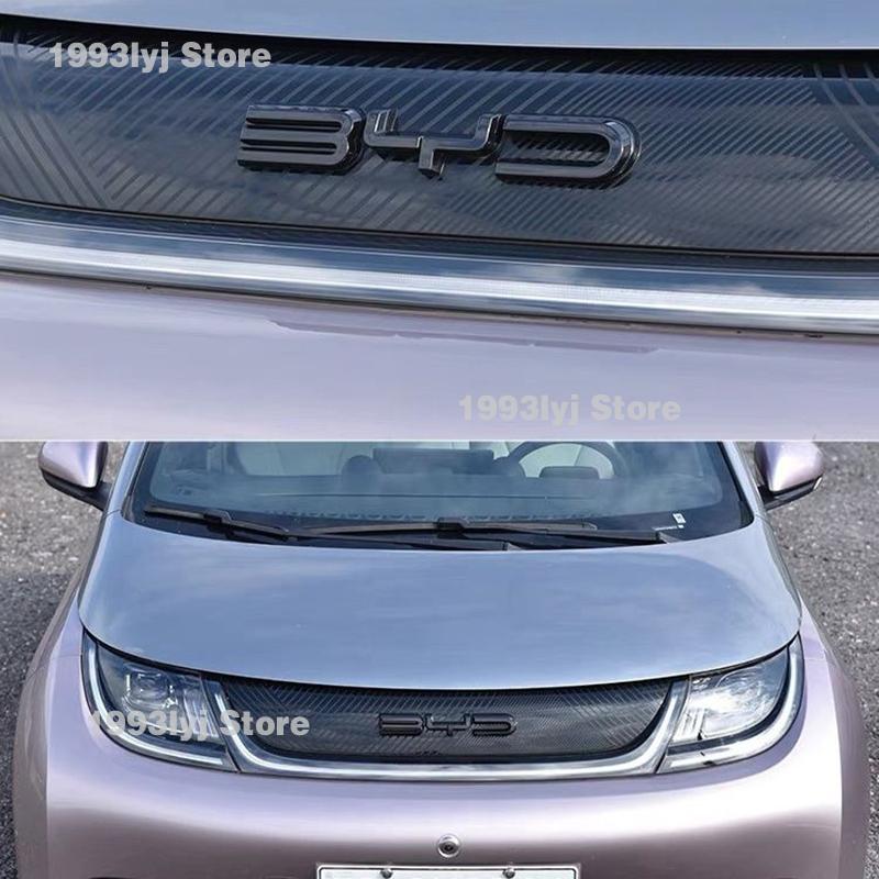 gycsn9 For BYD Dolphin EA1 2022 2023 2024 2025 Styling Plastic Rear Emblem Front Grille Badge High-end Decals Auto Exterior Decoration