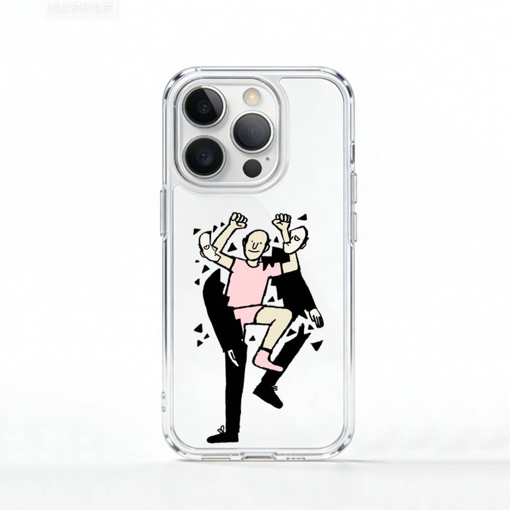 Jean J-Jullien M-Minimalist Art Phone Case For iPhone 17 16 15 14 13 12 11 Mini Pro Max Plus Transparent Cover