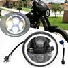 5-3/4" 5.75" Round LED Headlight Headlamp for Yamaha V-Star XVS 650 950 1100