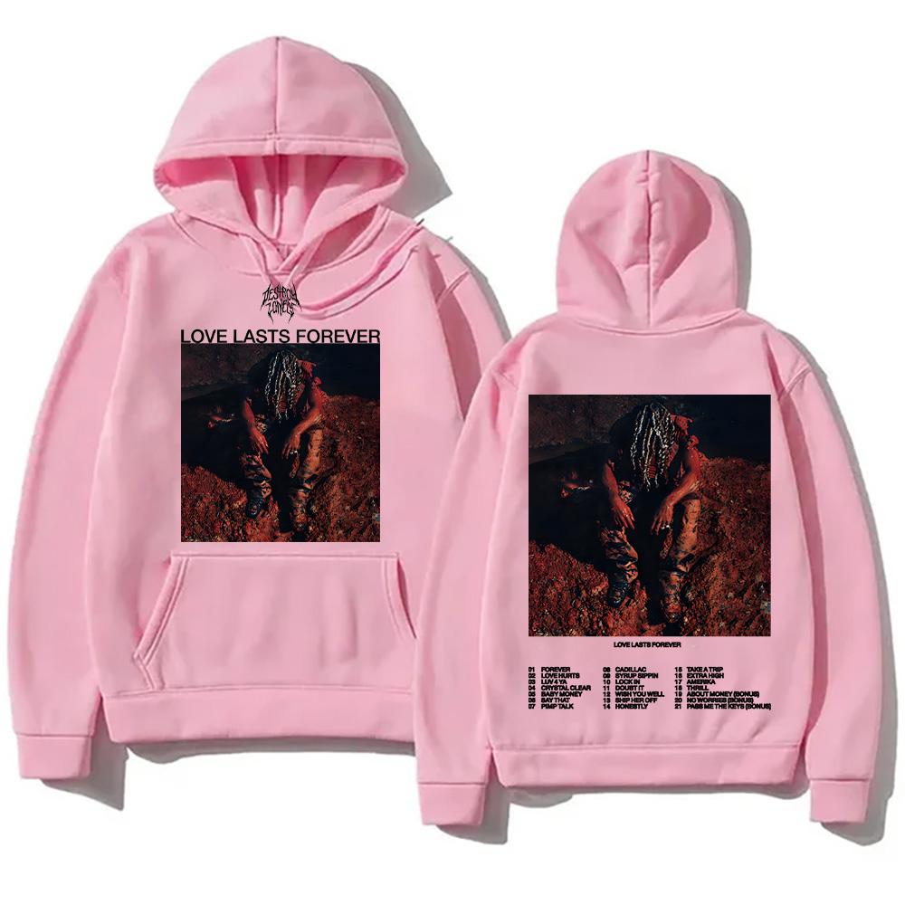 Destroy Lonely Love Lasts Forever Новый альбом Толстовки с капюшоном для женщин/мужчин Большие хип-хоп свитера Поп Хай-стрит Толстовки