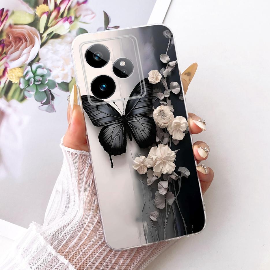Чехол для Realme GT 7 GT7 T 5G RMX5061 Милый Лев Модный Расписной Чехол Мягкий Силиконовый Чехол для Телефона для Realme GT 7 Pro GT7T 5G