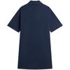 Tommy Hilfiger Повседневное свободное вязаное платье-поло с цветочной вышивкой на четырех пуговицах для женщин WW0WW49825
