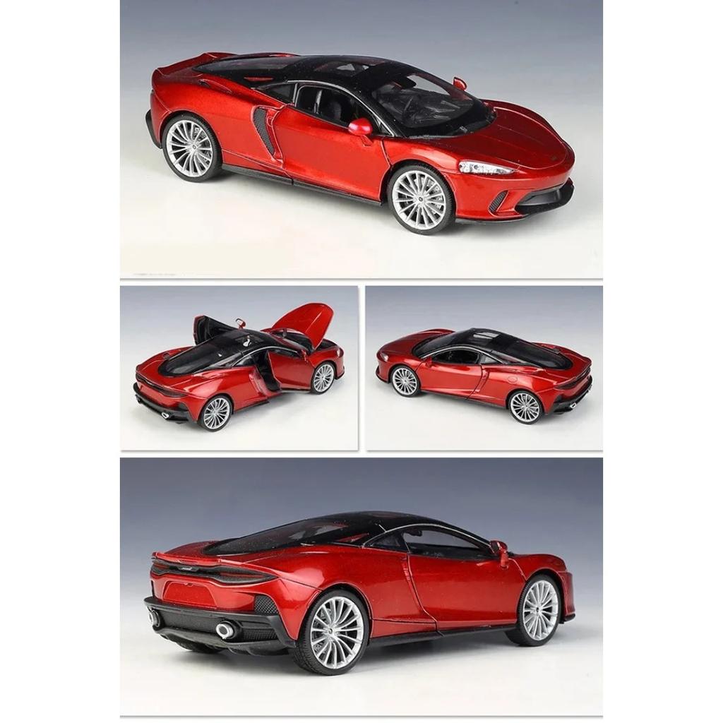 WELLY 1/24 McLaren GT Alloy Sports Car Model Diecasts Metal Scale Car Model Simulation Collection Children's Toy Vehicles Gift
