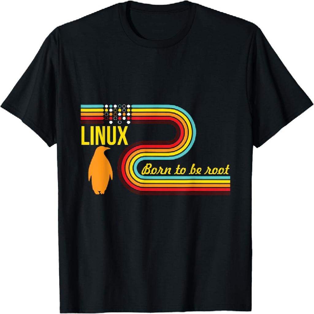 Linux Born To Be Root the Nerd Heaven for Computer scientist T-Shirt