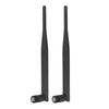 2pcs Network Antenna 5dBi 2.4G 5.8G Dual Band SMA Inner Pin Folding Signal Antenna for Routers Vending Machines