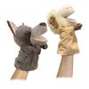 Stuffed Plush Animals Toys Hand Finger Story Puppet Kawaii Dolls Educational Baby Toys Lion Elephant Bunny Monkey Children Gifts