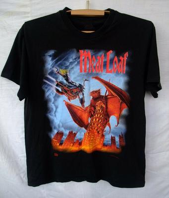 Винтажная футболка Meat Loaf The Last World Tour Короткий рукав Все размеры от S до 5XL NE572 Унисекс футболка