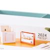 Настольный календарь на 12 месяцев с аксессуарами для держателей для ручек Персональный ежедневник для