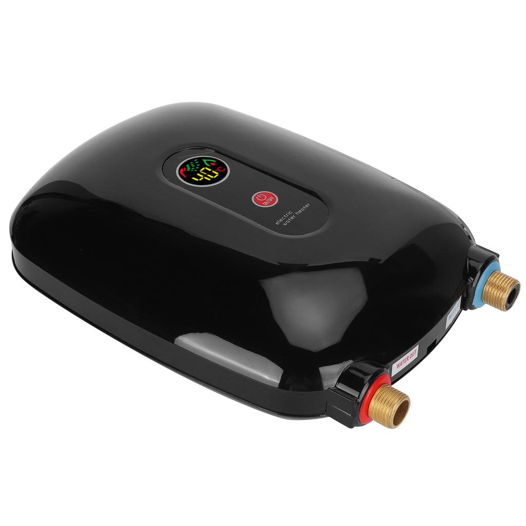 Проточный водонагреватель Мини Электрический безнапорный нагревательный элемент Ванная комната Душ Поставка Черный AU 220 В