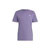 Футболка Originals Trefoil Solid Logo Print Round Neck Short Sleeve T Shirt Men Tops Tech-Purple IA4868
