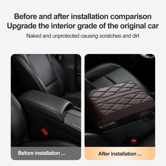 Водонепроницаемая подушка для автомобильного подлокотника из пены с эффектом памяти, недеформируемая универсальная подушка для подлокотника автомобиля, простая установка