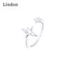 Классическое кольцо Lindon из медного сплава с цирконием, женские ювелирные изделия, свадебный подарок для вечеринки