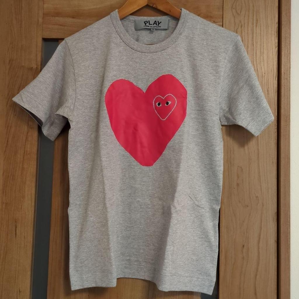 Серая футболка Play Comme des Garcons Размер S Эксклюзив для Японии Унисекс
