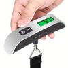 50KG Mini Hanging Scale Portable Luggage Scale, Hook Style, Digital Travel Scale for Bags and Packages