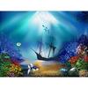 5d Diy Алмазная картина Вышивка крестиком Алмазная тонущая лодка под морской мозаикой Вышивка Домашний декор