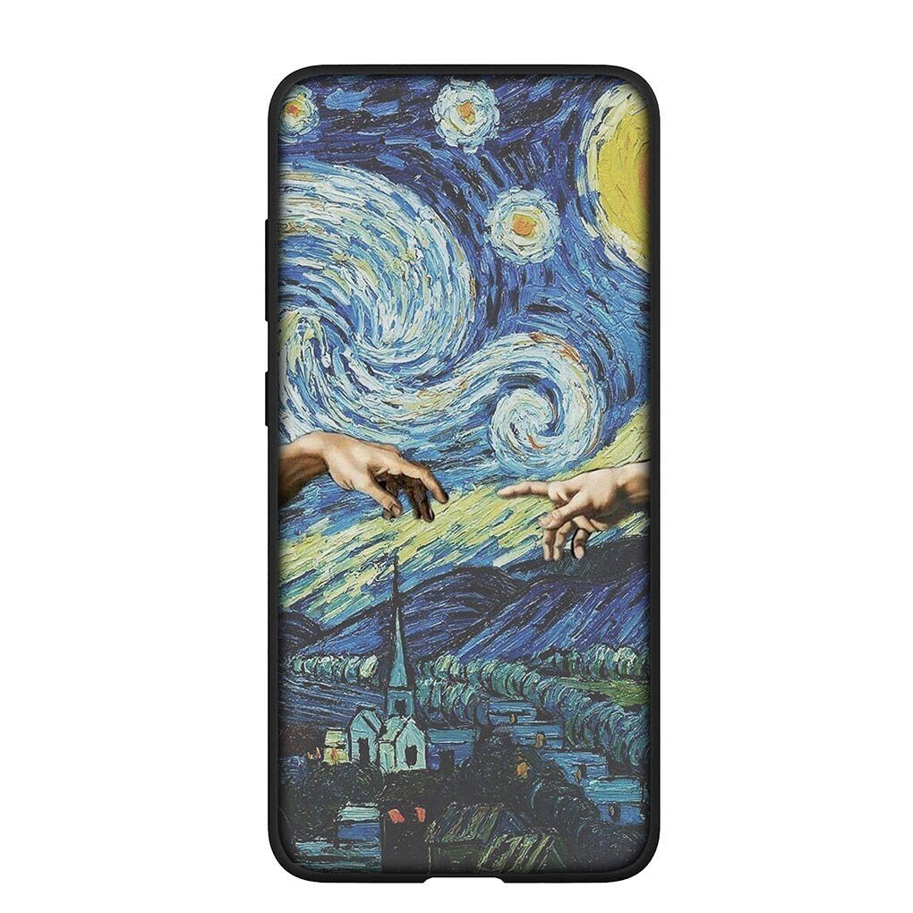 Phone Case for Samsung Galaxy S25 S23 S22 S24 Ultra FE A05 A06 A15 A16 A36 A37 A35 A54 A55 A56 A57 A25 A26 A53 Sunflower Van Gogh Starry Night Cover