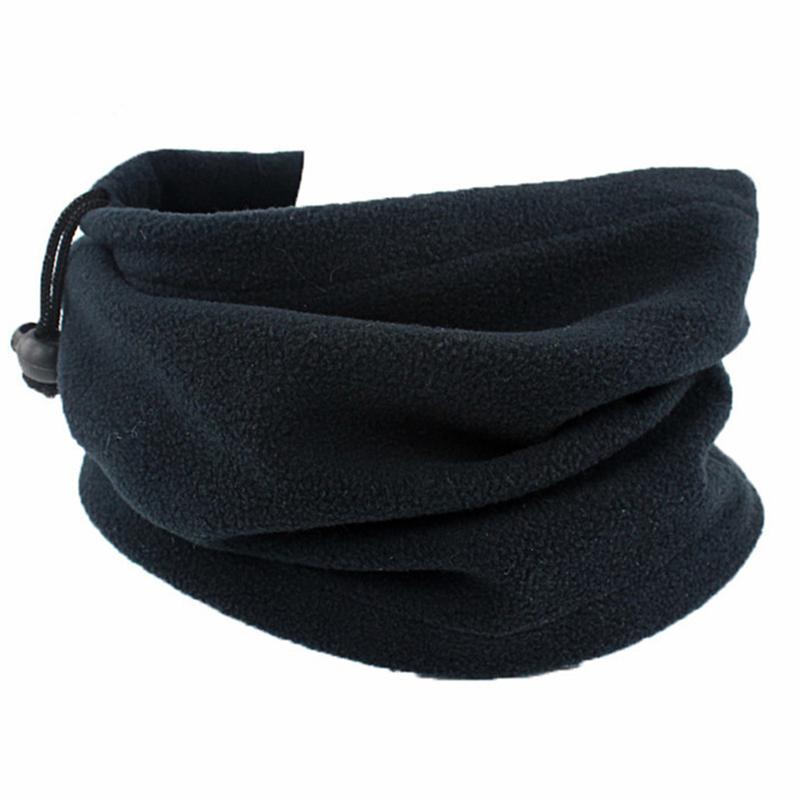 Fleece Neck Tube Men Women Multifunction Warm Solid Color Neck Warmer Hiking Skating Running Sport Scarf Ski Mask Scarf Winter
