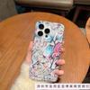 Oil painting butterfly flower apple 15 mobile phone case iphone14promax soft glue 13/12/11 all-inclusive anti-drop XR