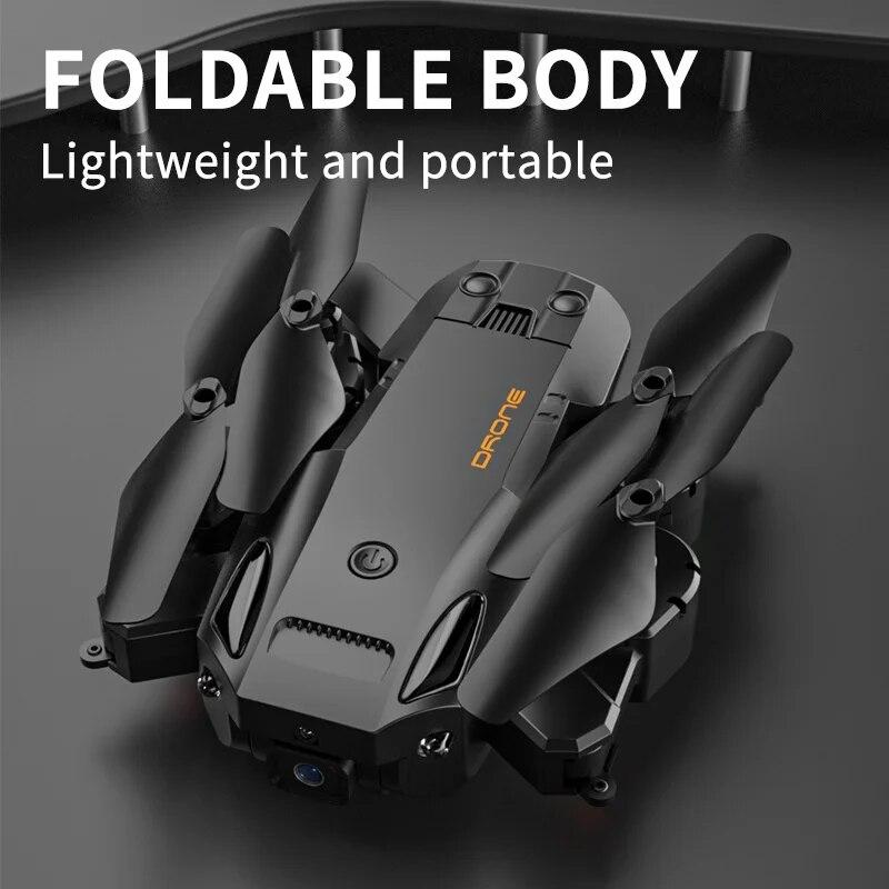 2024 Новый Q6 Дрон с дистанционным управлением HD WIFI FPV Двойная камера Мини Квадрокоптер Аэрофотосъемка Вертолет Избегание Препятствий Складная Светящаяся Игрушка