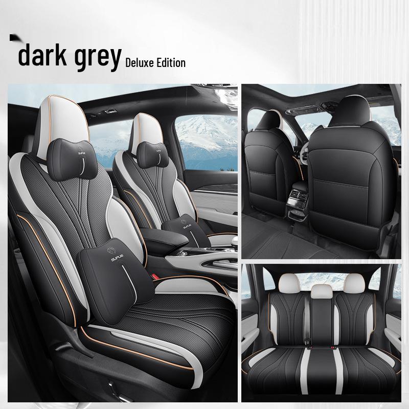 Всесезонная полностью кожаная подушка для сиденья автомобиля для Xingyue L, пятиместная модель