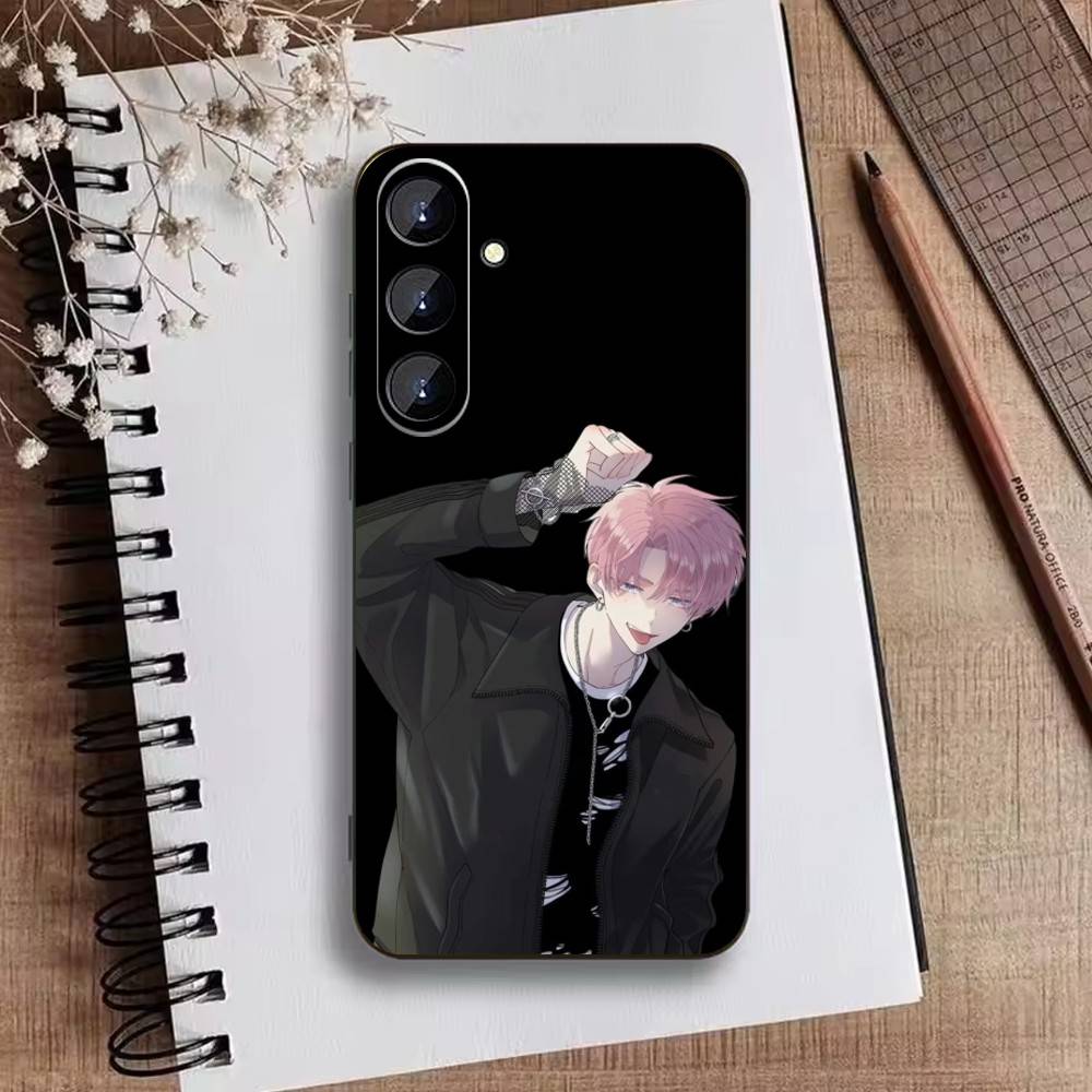 Чехол для телефона N-Tamon B-Side для Samsung Galaxy A73, A21s, A22, A31, A52, A53, A71, A41, Мягкий черный корпус