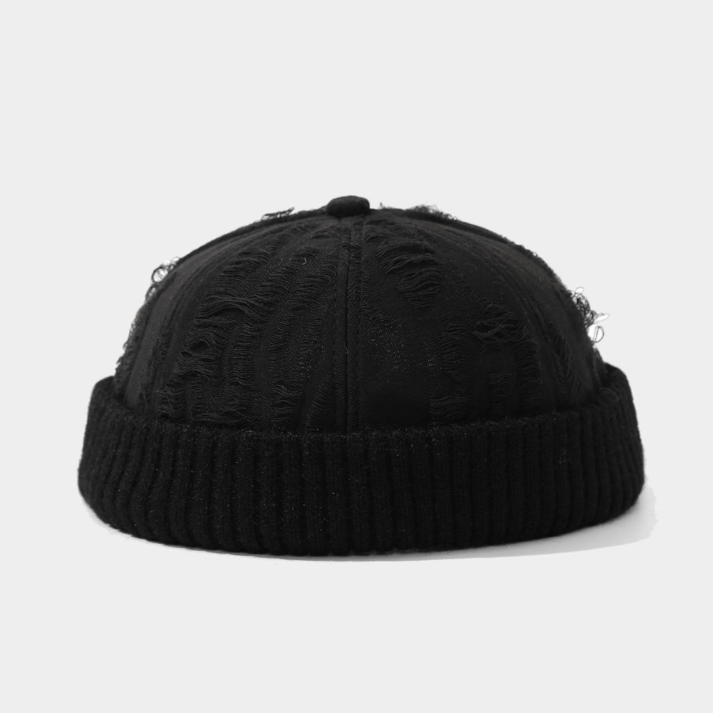 Personalized Trend R0etro Landlord Hat Street Cool Melon Skin Caps Men's And Women's Brimless Hats Trend Fashionable Versatile
