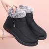 Новые зимние высокие хлопковые ботинки женские туфли большого размера зимние ботинки теплые бархатные утолщенные хлопковые ботинки