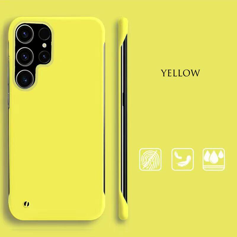 INS Простой однотонный чехол для Samsung Galaxy S21 S20 Ultra Plus FE Note 20, матовый чехол из прочного ПК с защитой от отпечатков пальцев