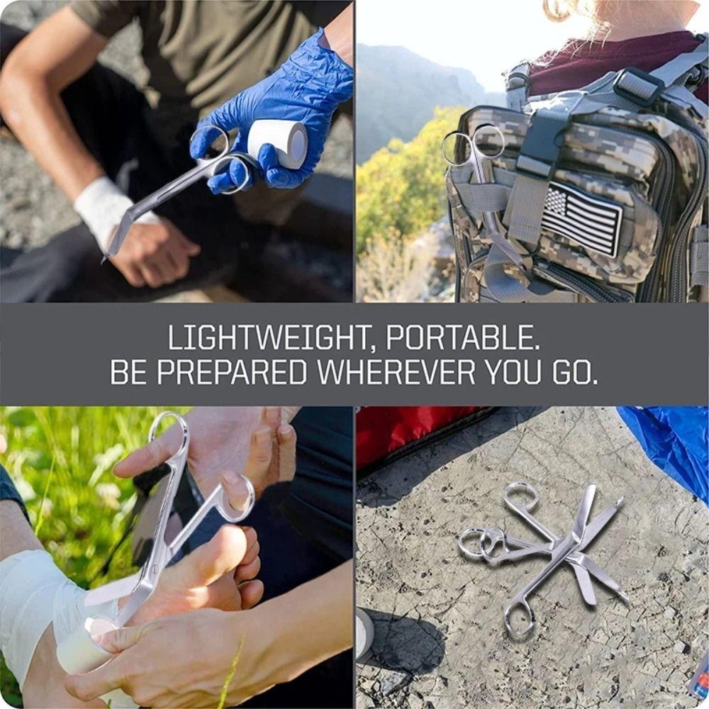 Durable Home Use Curved Doctor Nurse Scissors Stainless Steel Gauze Scissors Bandage Scissors