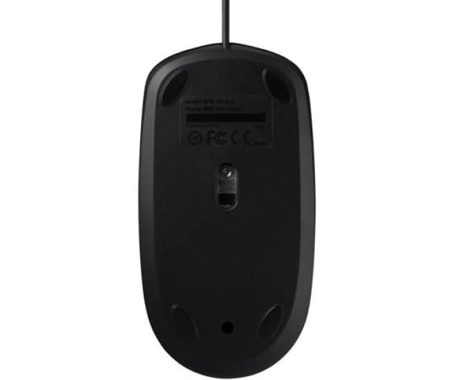 ELECOM Business Mouse, Wired Optical Mouse, Type-C, 3 Buttons, Environmentally Friendly Packaging, Black, M-K8URCBK