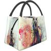 Сумка для ланча с акварельной лошадью, сумка-тоут для мужчин и женщин, ланч-бокс, многоразовый изолированный контейнер для ланча, работа, пикник или путешествие