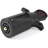 US RV Camper 7 Pin Connector Tester Trailer Truck 12V Black Turn Brake Light Circuit Signal Tester RV Plug Car Accessories