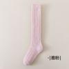 No hair loss solid color coral fleece calf socks women's stockings fleece thickened thermal women's socks autumn and winter socks sleep socks