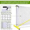Ultra-Stable Pickleball Net Simple Installation Indoor/Outdoor Regulation Size Portable Pickleball Net Replacement
