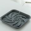 Durable Thickened Flower Pot Tray Breathable Anti-root Rot Water Tray Square Flower Tray Bottom Support