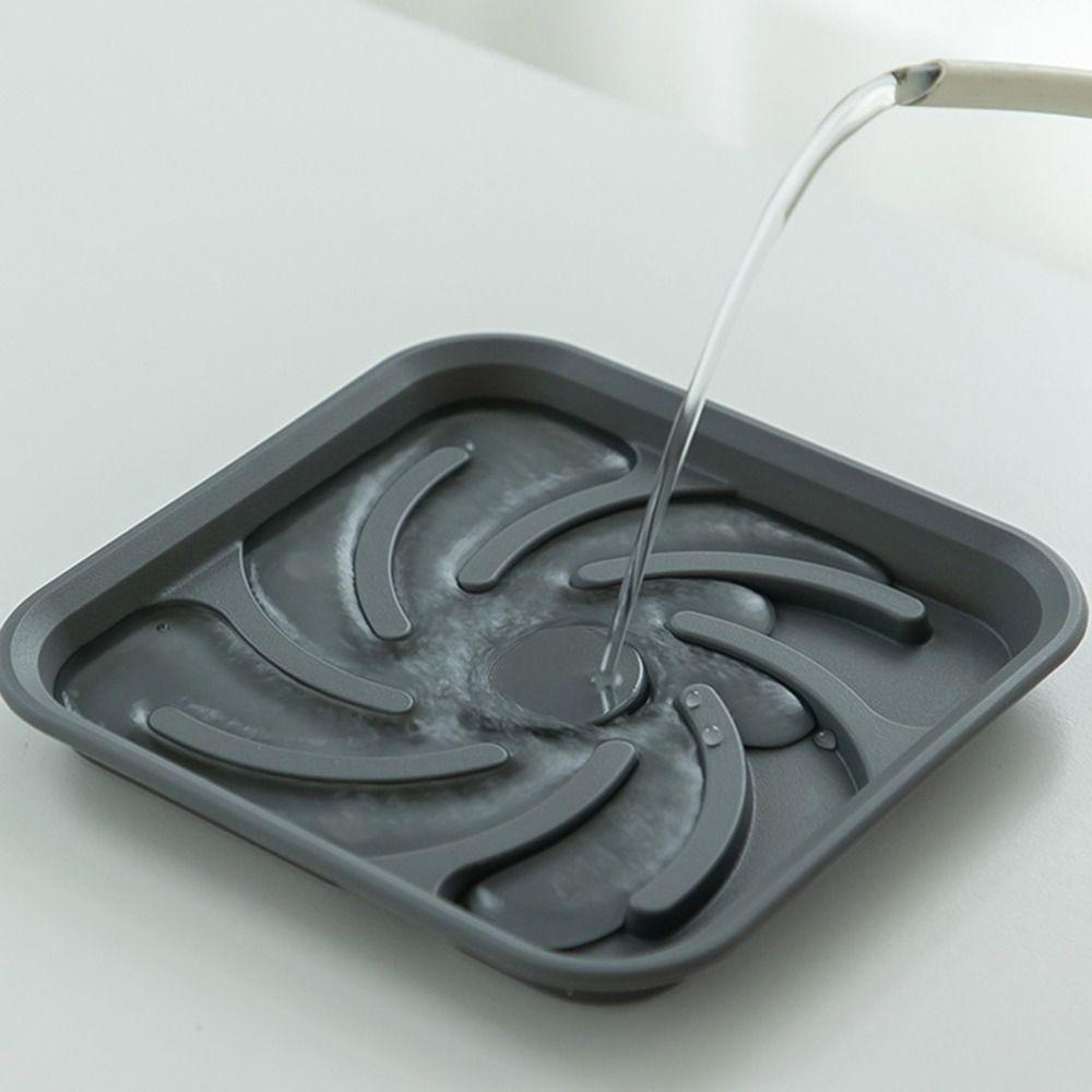 Durable Thickened Flower Pot Tray Breathable Anti-root Rot Water Tray Square Flower Tray Bottom Support